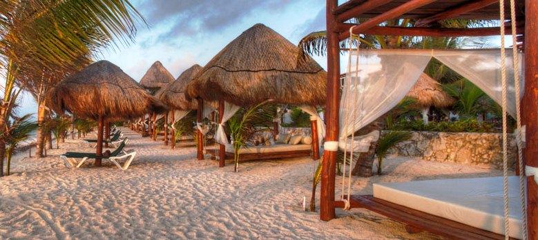 Hidden beach playa del carmen beach wedding elopement