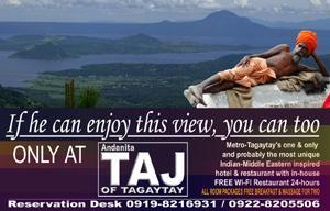 Andanita Taj Hotel Tagaytay 5059 Aguinaldo Highway