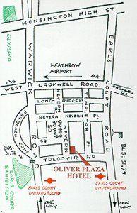 Oliver Plaza Hotel London 33 Trebovir Road