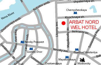 Arbat Nord Hotel St Petersburg Artilleriyskaya Street 4